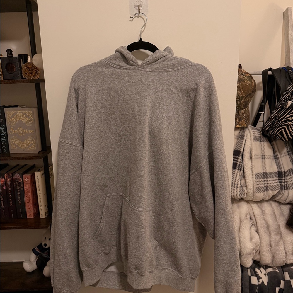 Classic Gray Pullover Hoodie
